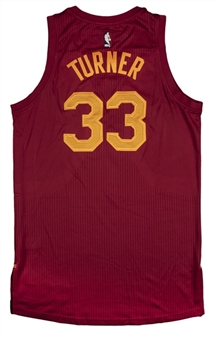 2017 Myles Turner Game Used Indiana Pacers Home “Hickory” Alternate Jersey Used on 11/18/16 – Game High 22 Points (MeiGray)